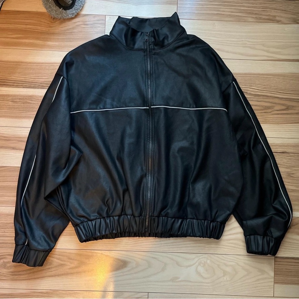 Men's Black Bomber Jacket